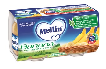 Mellin – Omogeneizzato Banana 2x100g Mellin
