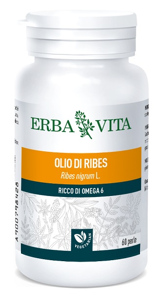 Erba Vita Olio di Ribes Integratore Omega 6 60 Perle 673 mg