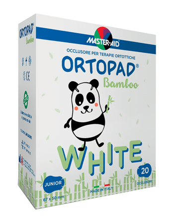 Master-aid Ortopad White Occlusore per ortottica junior medium 20 pezzi