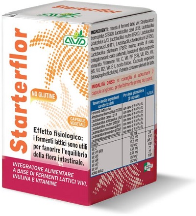 Starterflor integratore a base di fermenti lattici 25 capsule