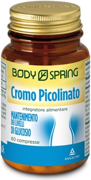 Body Spring Bio Cromo Picolinato integratore di glucosio 60 compresse