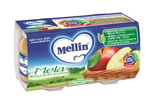 Mellin – Omogeneizzato Mela 2x100g Mellin