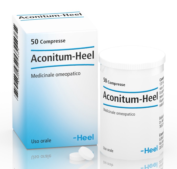 Guna ACONITUM Heel medicinale omeopatico per l'influenza 50 tavolette