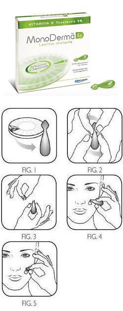 MonoDerm E5 Lenitivo e Idratante trattamento viso 30 ampolle