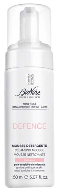 Bionike Defence Mousse Detergente Pelle Sensibile e Intollerante flacone 150 ml
