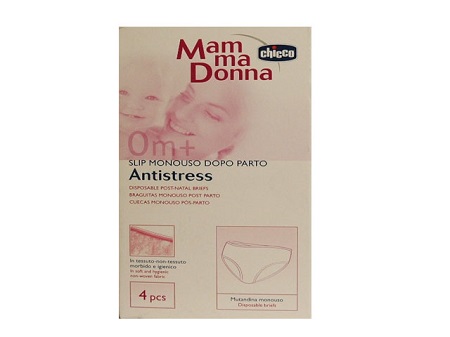 CHICCO Slip Monouso in TNT dopo parto Taglia 3 4 pezzi