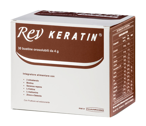 Rev Keratin integratore per capelli e unghie 30 bustine