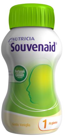 Souvenaid Vaniglia Cluster Alimento Dietetico Fini Speciali 4 x 125 ml