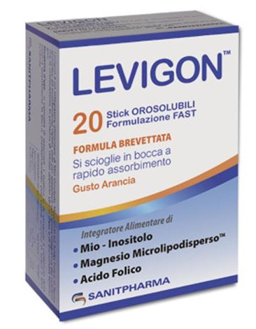 Levigon Integratore acido folico e magnesio 20 Bustine