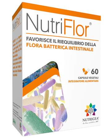 Nutrigea Nutriflor Integratore per l'equilibrio della flora batterica 60 compresse