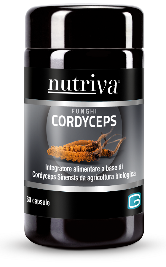 Nutriva Cordyceps Integratori per le vie respiratorie 60 capsule