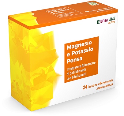Pensa Pharma Integratore Magnesio Potassio e sali minerali 24 Bustine