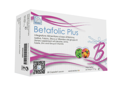 Betafolic Plus integratore per ridurre la stanchezza 30 Capsule