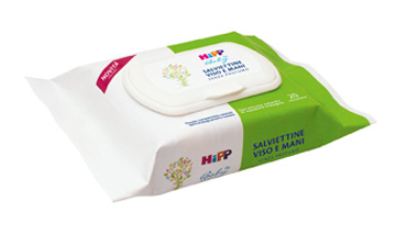 Hipp Baby Salviettine Viso & Mani Detergenti 20 Pezzi