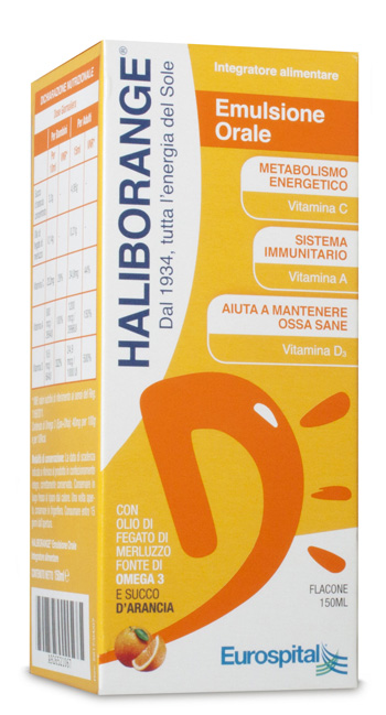 Haliborange integratore di vitamina D3 Emulsione Orale 150 ml