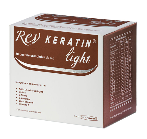 Rev Pharmabio Rev Keratin Light Integratore Unghie E Capelli 30 Bustine - Immagine 8