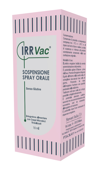 IrrVac sospensione Spray orale integratore per le difese immunitarie 10 Ml