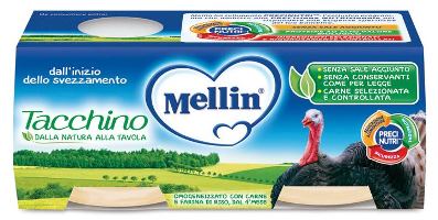 Mellin Omogeneizzato di tacchino 2X80 gr