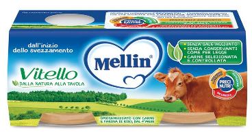 Mellin Omogeneizzato di vitello 2X80 gr