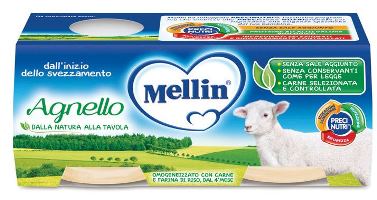 Mellin Omogeneizzato di agnello 2X80 gr