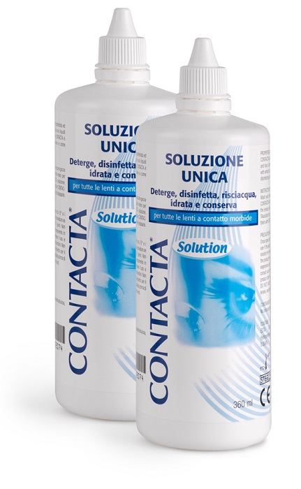 Contacta Soluzione unica per lenti a contatto 2x360 ml