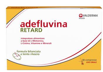 Valderma Adefluvina Retard integratore per unghie e capelli 30 compresse