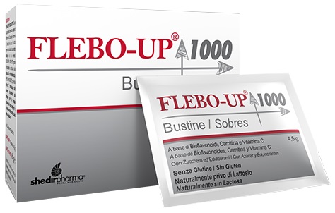 Flebo-up 1000 integratore per la circolazione venosa 18 bustine