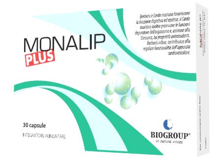 Monalip Plus integratore per il colesterolo 30 Capsule