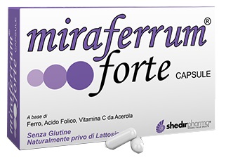 Miraferrum Forte Integratore a base di acido Ferro e Acido Folico 30 capsule