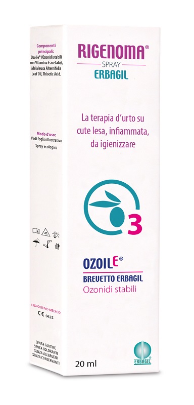 Rigenoma spray per cute e mucose Infiammate 20 ml