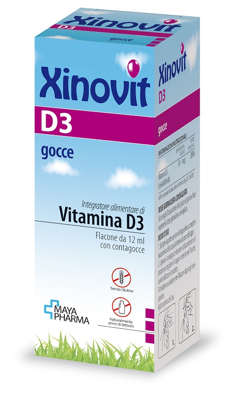 Xinovit D3 Integratore per le ossa gocce 12 ml