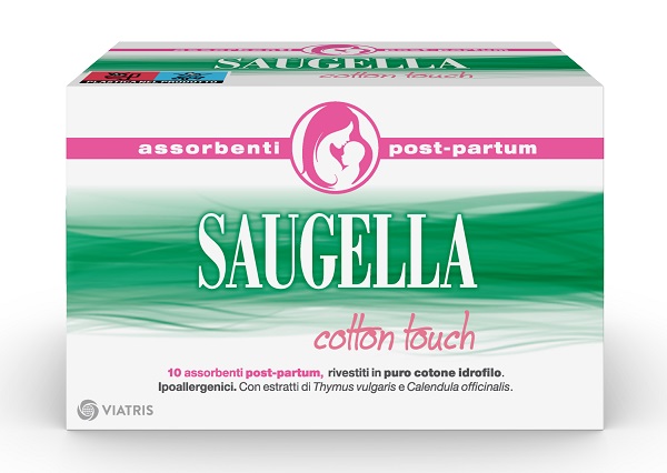 Saugella COTTON TOUCH assorbenti post parto 10 pezzi