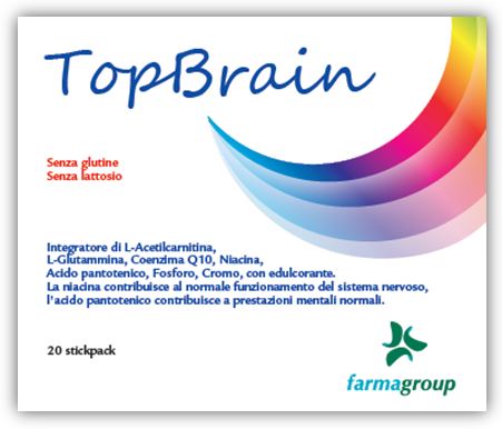 Topbrain Integratore per il sistema nervoso 20 Stick