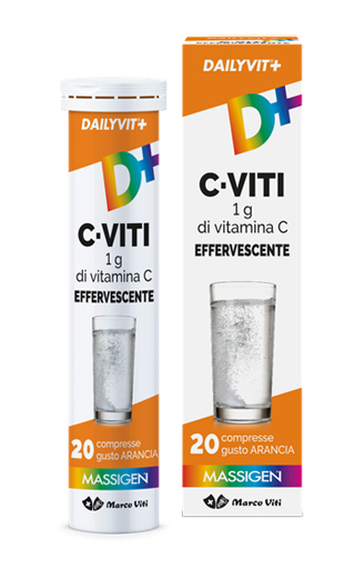 Massigen Viti C integratore vitamina C Compresse Effervescenti 20 Pezzi