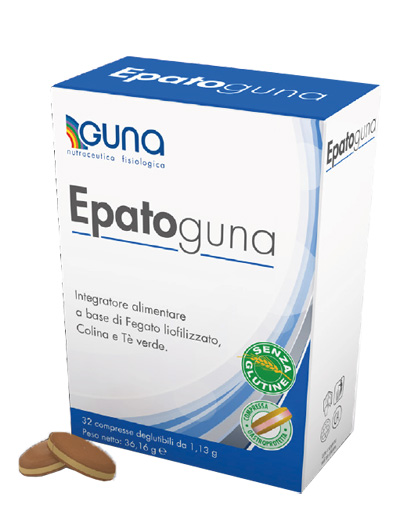 Guna Epatoguna integratore alimentare per la funzionalit epatica 32 compresse