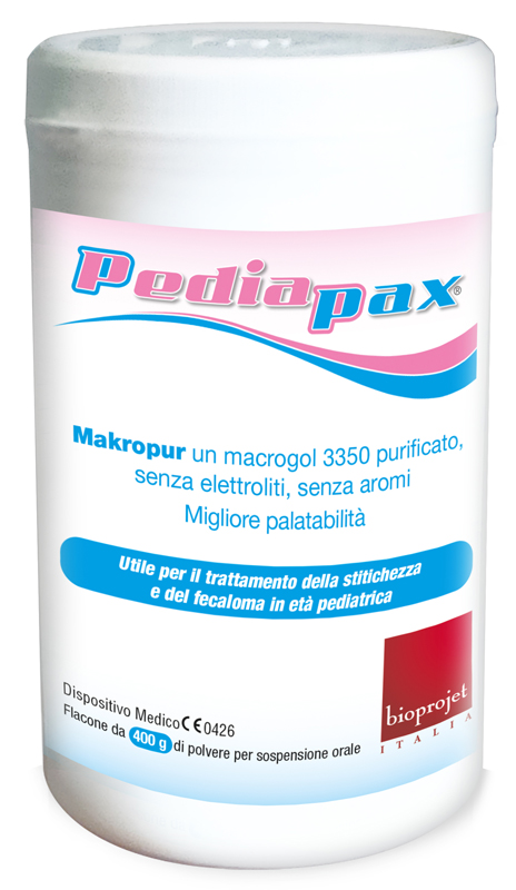 Pediapax Polvere integratore per la stitichezza dei bambini 400 gr