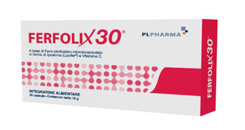 Ferfolix integratore a base di ferro 30 capsule