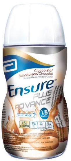 Ensure Plus Advance supplemento nutrizionale ipercalorico gusto cioccolato 4X220 ml