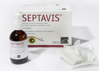 Septavis soluzione sterile pulizia oculare 50 ml + 50 garze TNT sterili