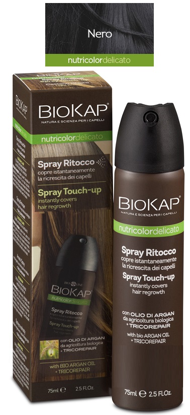 Biokap Nutricolor Spray tinta capelli Nero 75 ml
