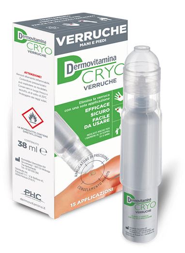 Dermovitamina Cryo Verruche trattamento crioterapico per verruche 38 ml