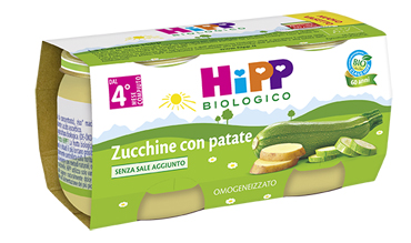 Hipp Biologico Omogeneizzato Zucchiene e Patate 2x80g