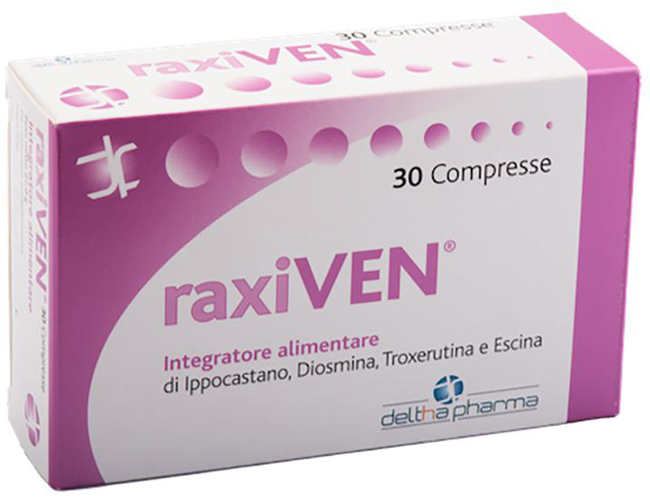 RaxiVen integratore alimentare contro la pesantezza delle gambe 30 compresse