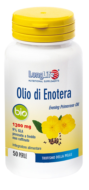 Longlife Olio di Enotera Bio Integratore per le articolazioni 50 perle