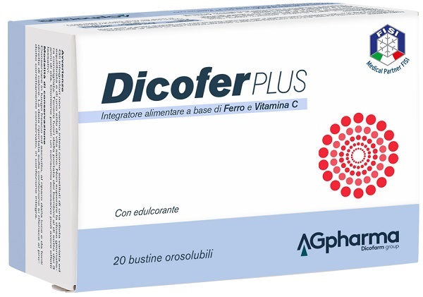 Dicofer Plus integratore di ferro con Vitamina C 20 bustine