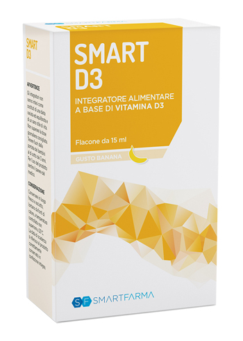 Smart D3 Gocce integratore a base di vitamina D3 15 Ml