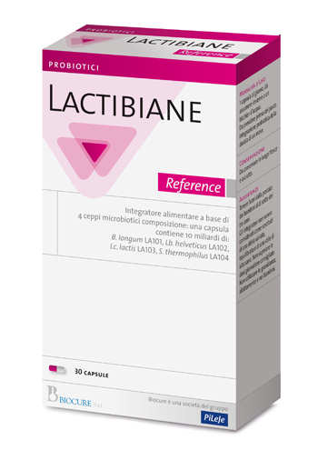 Lactibiane Reference Integratore a base di 4 ceppi microbiotici 30 capsule