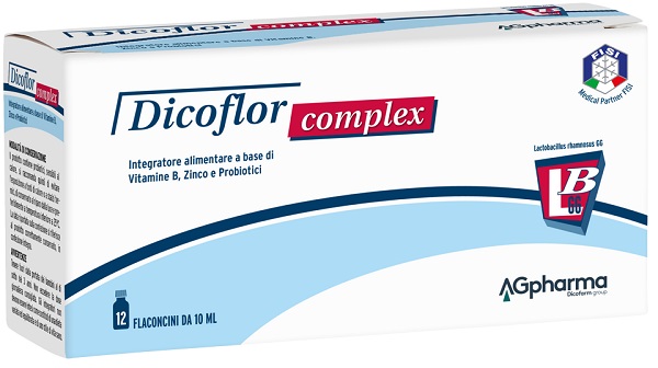 Dicoflor Complex Integratore Fermenti Lattici 12 flaconcini