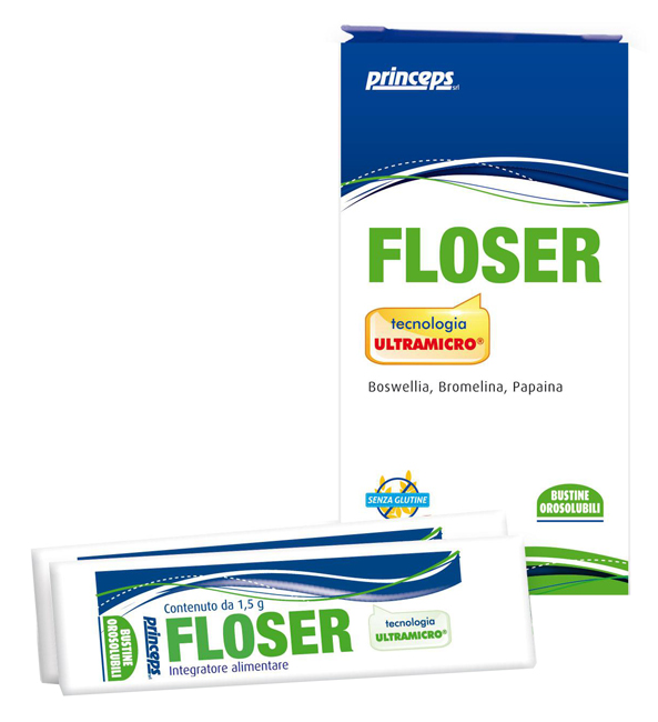 Floser integratore a base di boswellia e bromelina 10 Buste