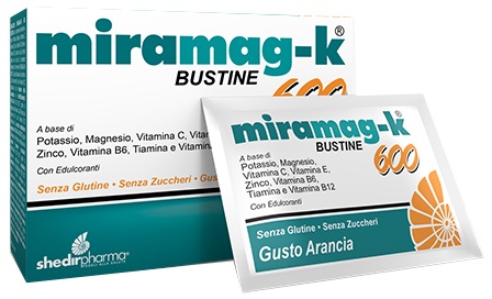 Miramag K-600 integratore di potassio e magnesio 20 bustine